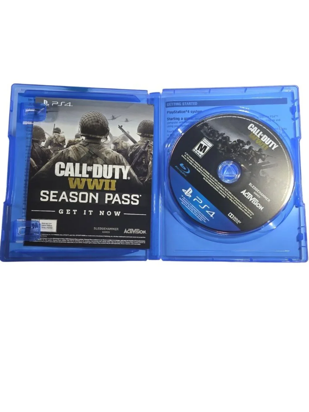 Call Of Duty WWII PS4 Game Complete Includes Case & Disc